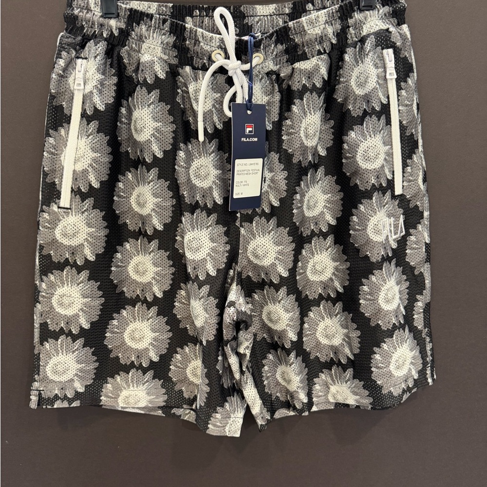 Fila Black and White Men's Shorts